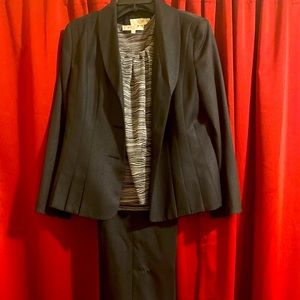 Le Suit Pant Suit with Kasper Blouse